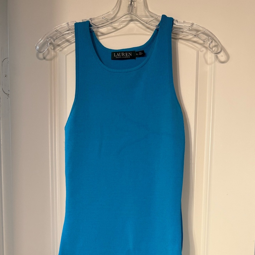 Ralph Lauren Vibrant Blue Midi Dress